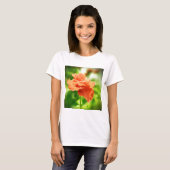 T-shirt Fleurs Roses romantiques (Devant entier)