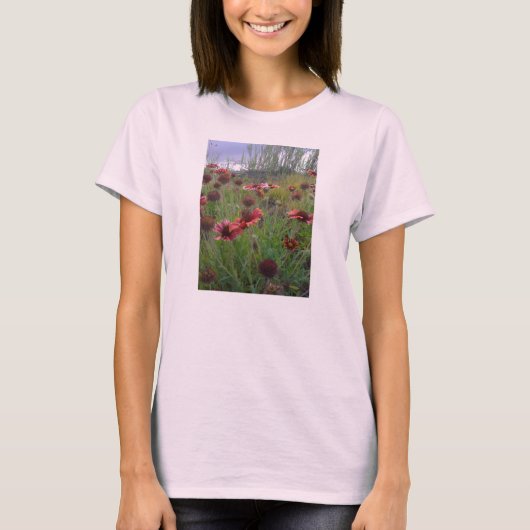 T-shirt fleurs sauvages (Devant)