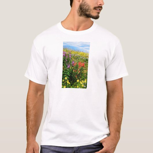 T-shirt Fleurs sauvages des Rocheuses (Devant)