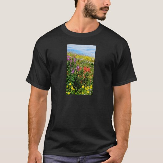 T-shirt Fleurs sauvages des Rocheuses (Devant)