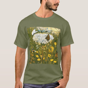 T-shirt Fleurs sauvages néerlandais Art Nouveau Meadow, Pa