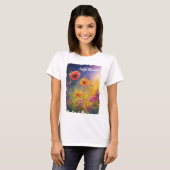 T-shirt Fleurs sauvages Vintages (Devant entier)