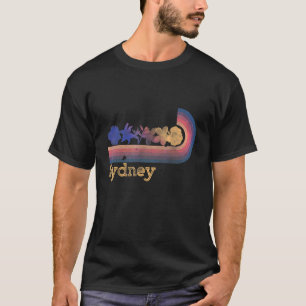 T-shirt Fleurs tropicales rétro Sydney style 80's Surfing