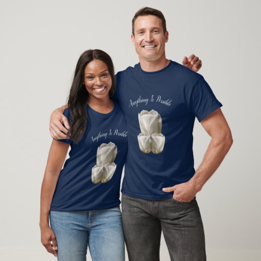 T-shirt Fleurs Tulip Tout Est Possible Inspiration (Unisexe)