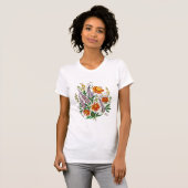 T-shirt Fleurs ukrainiennes (Devant entier)