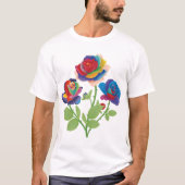 T-shirt Fleurs vintages (Devant)