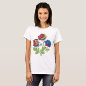 T-shirt Fleurs vintages (Devant entier)