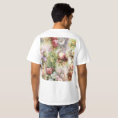 T-shirt Fleurs vintages (Dos entier)