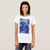 T-shirt Fleurs violettes (Devant entier)