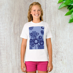 T-shirt Fleurs Violettes