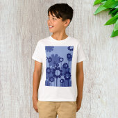 T-shirt Fleurs violettes
