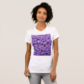 T-shirt Fleurs violettes (Devant entier)