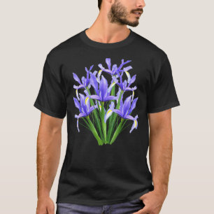 T-shirt Fleurs violettes Iris