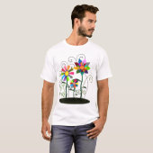 T-shirt Fleurs Whimsical (Devant entier)