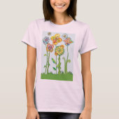 T-shirt Fleurs Whimsical (Devant)