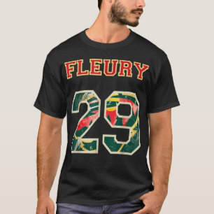 T-shirt FLEURY 29 Fleur de gardien de but sauvage Minnesot