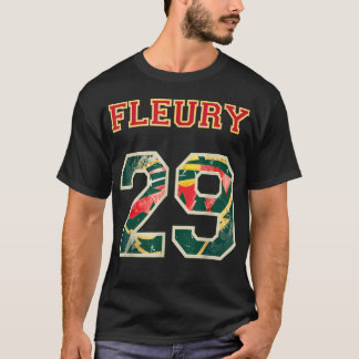 T-shirt FLEURY 29 Fleur de gardien de but sauvage Minnesot