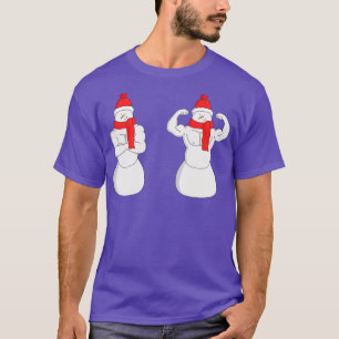 T-shirt Flex Muscle Snowman