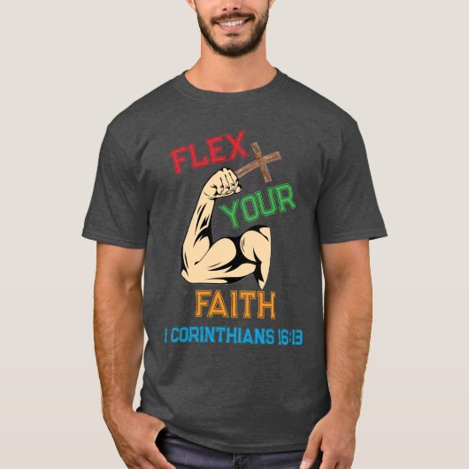 T-shirt Flex Your Faith (Devant)