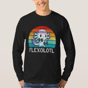 T-shirt Flexolotl Axolotl Flex o lotl Axolotl Entraînement