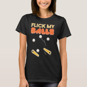 T-shirt Flickr My Balls Retro Pinball Arcade Jeu