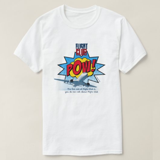 T-shirt Flight Club - Une chemise MisterP (Design devant)