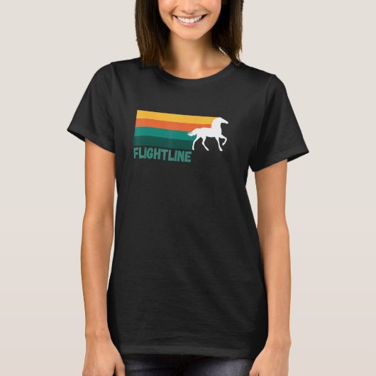 T-shirt Flightline Thoroughbred Racing Del Mar Père Noël A (Devant)