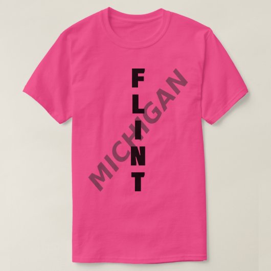 T-shirt Flint Michigan 19 (Design devant)