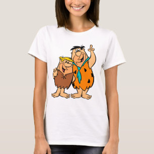 T-shirt Flintstone de blocaille et de Fred de prise de bec