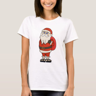 T-shirt Flip Flops de Noël du Père Noël