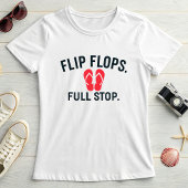 T-shirt Flip Flops Full Stop; Summer Beach Shoe