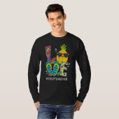 T-shirt Flip Flops Plage Ananas Vacances Été Amour Sp (Devant entier)