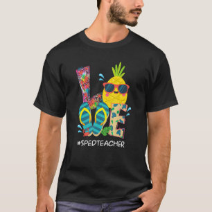 T-shirt Flip Flops Plage Ananas Vacances Été Amour Sp