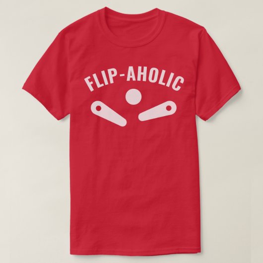 T-shirt Flip Pinball Machines Arcade amusant Jeu (Design devant)