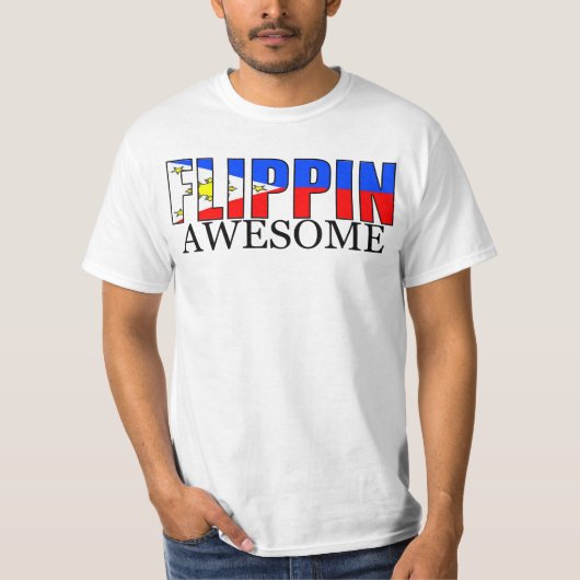 T-shirt Flippin (philippin) impressionnant (Devant)