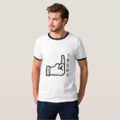 T-shirt Flipping Bird and Donald Trump Shirt (Devant entier)