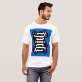 T-Shirt FlipScript Ambigram (Devant entier)