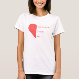 T-shirt Flirter Introvertis Approche Amicale Timide