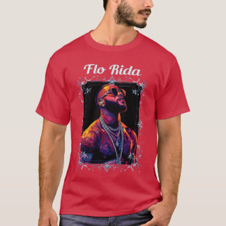 T-shirt FLO RIDA MUSICIEN FAN ART famille