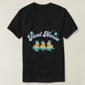 T-shirt Float Pool Infirmière canard Équipage de soins inf (Design devant)