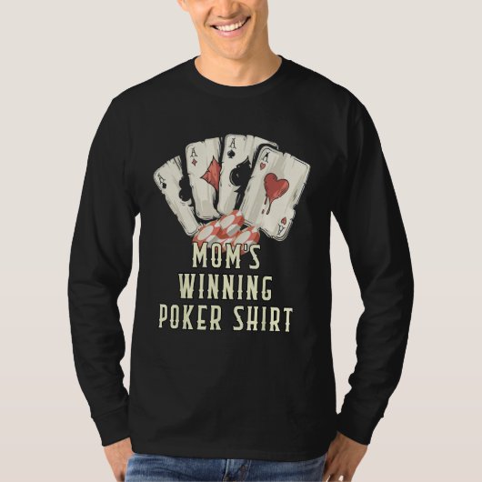 T-shirt Floating Whales Pool Chips  Poker Humor Card Game (Devant)