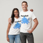 T-shirt floc de paintball (Unisexe)