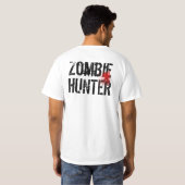T-shirt floc de zombi (Dos entier)