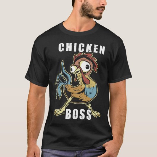 T-shirt Flock Boss flock Boss Huhn Love  Roosters  2 (Devant)