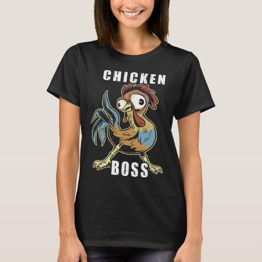 T-shirt Flock Boss flock Boss Huhn Love  Roosters  2 (Devant)