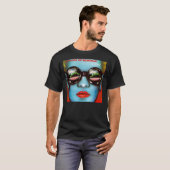 T-shirt Flocon de mouettes " ; I Ran" ; T-Shir cla (Devant entier)