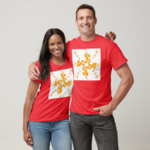 T-shirt Flocon de neige 1 de roche (Unisexe)