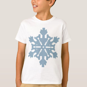 T-shirt Flocon de neige - bleu