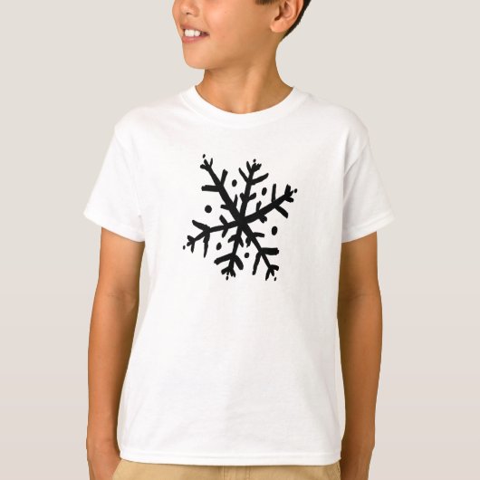T-shirt Flocon de neige de flottement 02 - ND (Devant)