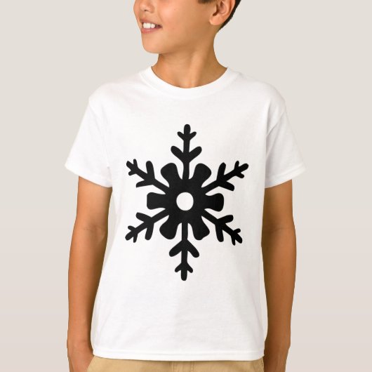 T-shirt Flocon de neige de Noël tendance (Devant)